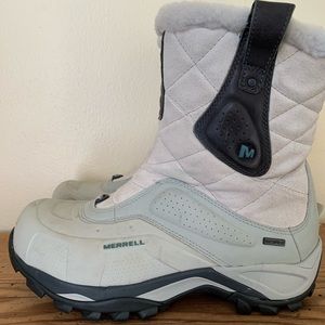 Merrell Whiteout Mid Waterproof Silver Birch Boot